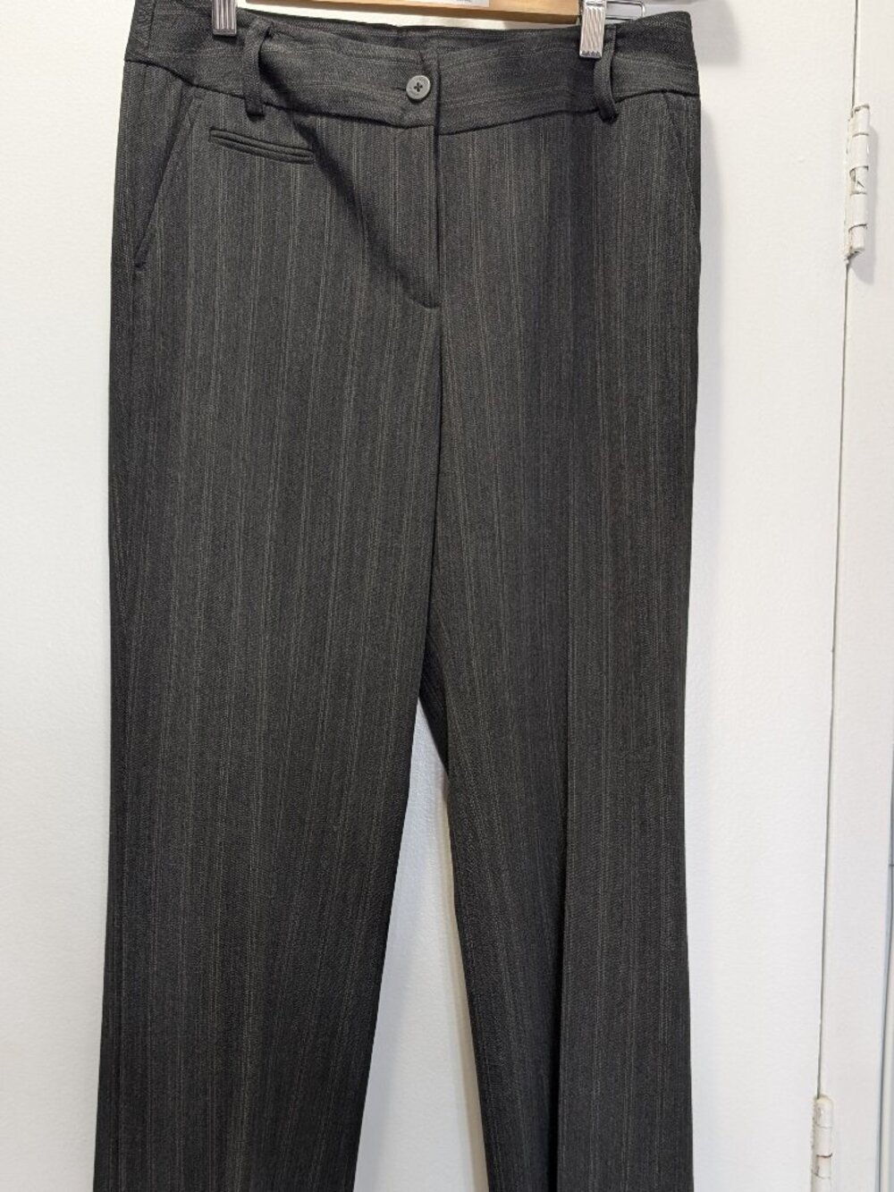 Rafaella Pinstripe Classic Grey Pants Size 10
